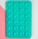 Силиконовый держатель-присоска для телефона Double Side Silicone (80*55мм) бирюзовый