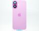 Задня кришка зі склом камери Apple iPhone 16 Pink Original (Рожевий)