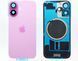 Задня кришка зі склом камери Apple iPhone 16 Pink Original (Рожевий)