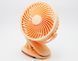 Портативний настільний вентилятор з прищепкою Clip Light Fan Model 138 2000 mAh Pink (Рожевий)