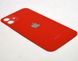 Задняя крышка Apple iPhone 12 Red HC (с большим отверстием для камеры)