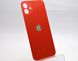 Задня кришка Apple iPhone 12 Red HC (з великим отвором під камеру)