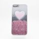 Чохол силікон Diamond Hearts New (TPU) для iPhone 7 Plus/8 Plus Pink-Transparent
