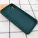 Чехол силиконовый с квадратными бортами Silicone case Full Square для iPhone Xs Max Dark Green Темно-зеленый