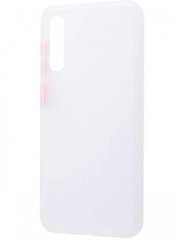 Чехол с полупрозрачной задней крышкой Matte Color Case TPU для Samsung Galaxy A30s/A50 (A307F/A505F) White