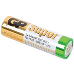 Батарейка GP Super Alkaline 15A LR6 E91 AA 1.5V (1штука)