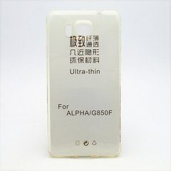 Ультратонкий силиконовый чехол Cherry UltraSlim Samsung G850 White