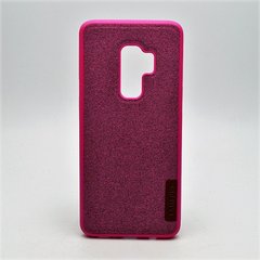 Тканевый чехол Label Case Textile для Samsung G965 Galaxy S9 Plus Pink