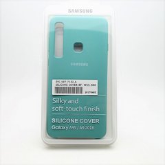 Чехол накладка Silicon Cover for Samsung A920 Galaxy A9 2018 Turquoise Copy