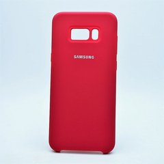Чохол накладка Silicon Cover for Samsung G955 Galaxy S8 Plus Burgundy Copy