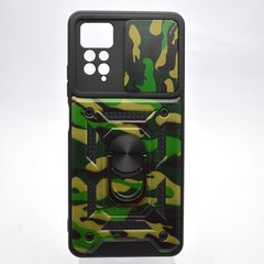 Чехол накладка Armor Case CamShield для Xiaomi Redmi Note 11 Pro/Redmi Note 12 Pro 4G Army Green