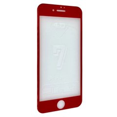 Защитное стекло 4D for iPhone 7/8/SE 2 (2020) (0.3mm) Red тех.пак, Красный