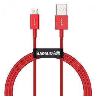 Кабель USB Baseus Superior Series Fast Charging Data Cable USB to iP 2.4A 1m Red (CALYS-A09)