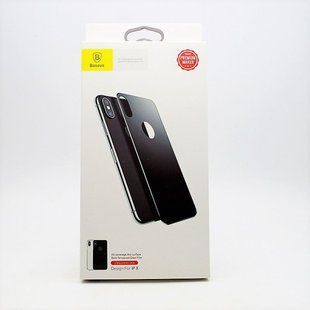 Захисне скло Baseus All coverage Back на iPhone X /XS /11 Pro 5,8" Gray (на задню кришку)