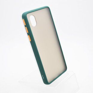 Чохол з напівпрозорою задньою кришкою Matte Color Case TPU для Samsung Galaxy A01 Core (A013F) Green