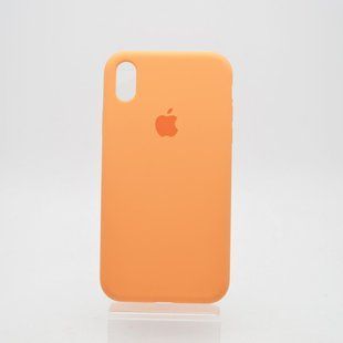 Чехол накладка Silicon Case Full Cover для iPhone Xr Papaya