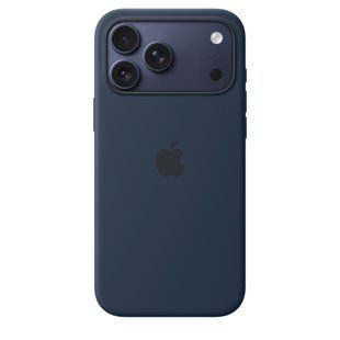 Чехол накладка Silicon Case with MagSafe Splash Screen для Apple iPhone 17 Pro Max Midnight
