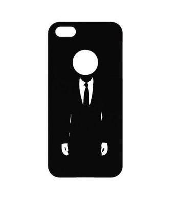 Чехол с рисунком (принтом) iCover Joy cover case для iPhone 5/5S, Black Gentleman [IP5H-DEG-GM/BK]