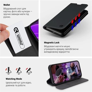 Чохол книжка Armorstandart OneFold Case для Motorola G06 Power 4G Black
