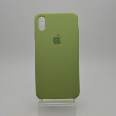 Чехол накладка Silicon Case для iPhone XS Max 6.5" Light Green (C)