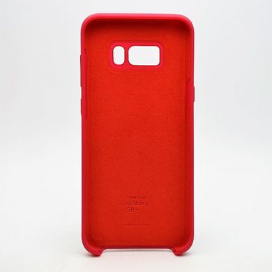Чехол накладка Silicon Cover for Samsung G955 Galaxy S8 Plus Burgundy (C)