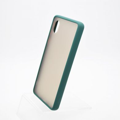 Чохол з напівпрозорою задньою кришкою Matte Color Case TPU для Samsung Galaxy A01 Core (A013F) Green