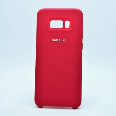 Чохол накладка Silicon Cover for Samsung G955 Galaxy S8 Plus Burgundy (C)
