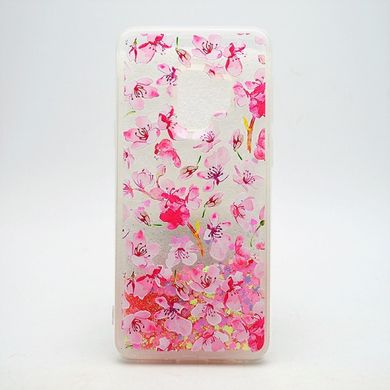 Чохол з переливаючимися блискітками Lovely Stream для Samsung G960 Galaxy S9 more pink flowers