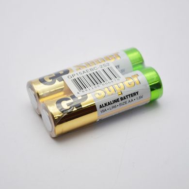 Батарейка GP Super Alkaline 15A LR6 E91 AA 1.5V (1штука)