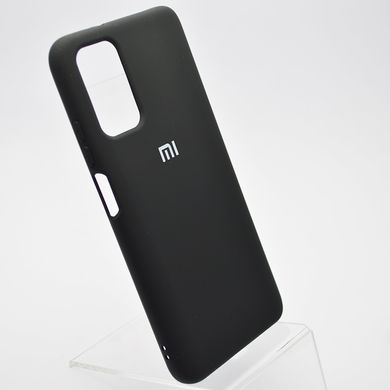 Чехол накладка Silicon Case Full Cover для Xiaomi Redmi 9T/Poco M3 Black/Черный