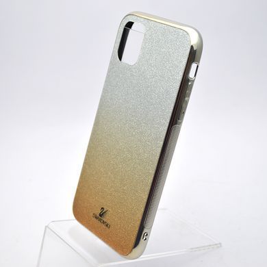 Чехол накладка Swarovski для iPhone 11 Yellow/Желтый