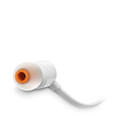 Гарнітура провідна JBL T110 White (JBLT110WHT)