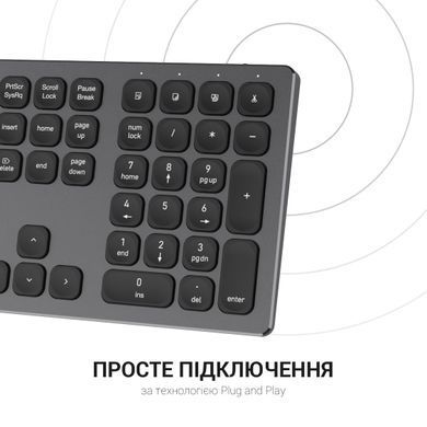 Клавиатура беспроводная OfficePro SK1550 Wireless Black (SK1550B)