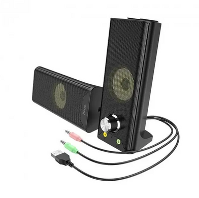 Колонки для комп'ютера (ПК) Hoco DS32 Combined colorful speaker Black