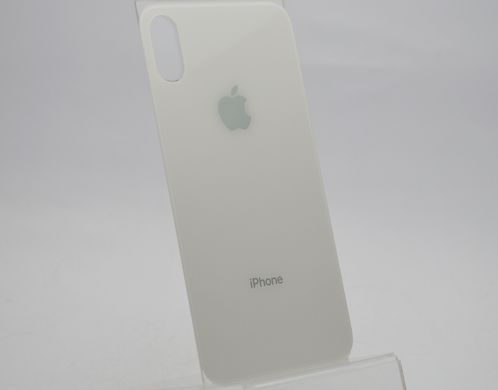 Задня кришка Apple iPhone XS Silver Original (з великим отвором під камеру)