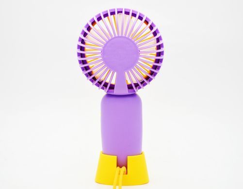 Портативний вентилятор S218 250 mAh Yellow-Purple (Жовто-фіолетовий)