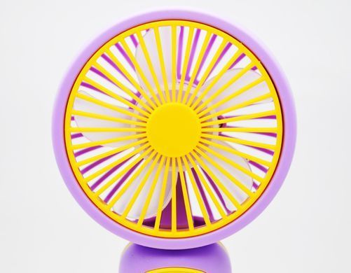 Портативний вентилятор S218 250 mAh Yellow-Purple (Жовто-фіолетовий)
