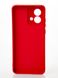Чехол накладка Silicon Case Full Camera для Moto G84 Red/Красный