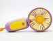 Портативний вентилятор S218 250 mAh Yellow-Purple (Жовто-фіолетовий)