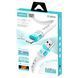 Кабель ANSTY Z-036-I Lightning Silicone 5A 1M Чорний