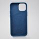 Чехол накладка Silicone Case Full Cover с MagSafe Splash Screen для iPhone 13 Mini Blue Jay