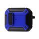 Протиударний чохол накладка Defender Case для Apple Airpods 4 Blue Black (Синій + Чорний)