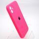 Чехол силиконовый с квадратными бортами Silicon case Full Square для iPhone 11 Barbie Pink