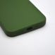 Чехол силиконовый с квадратными бортами Silicon case Full Square для iPhone X/iPhone Xs Dark Green