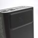 Зовнішній акумулятор Power Bank XO PR124 Digital Display 40000mHa with Ліхтар Black