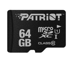 Карта памяти Patriot MicroSDXC 64GB UHS-I (Class 10) LX Series