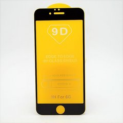 Захисне скло Full Screen Full Glue 2.5D на Apple iPhone 6/6S Black тех. пакет