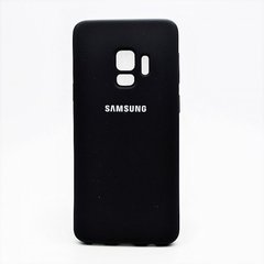 Матовий чохол New Silicon Cover для Samsung G960 Galaxy S9 Black Copy