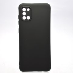Силиконовый чехол накладка Silicon Case Full Camera Lakshmi для Samsung A31 Galaxy A315 Black/Черный