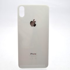 Задня кришка iPhone XS Max Silver (з великим отвором під камеру)